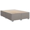vidaXL &Kappa;&rho;&epsilon;&beta;ά&tau;&iota; Boxspring &mu;&epsilon; &Sigma;&tau;&rho;ώ&mu;&alpha; Taupe 140x190 &epsilon;&kappa;. &Upsilon;&phi;&alpha;&sigma;&mu;ά&tau;&iota;&nu;&omicron;