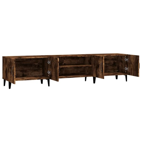 vidaXL Έπιπλο Τηλεόρασης Καπνιστή Δρυς 180 x 31,5 x 40 εκ. Επεξ. Ξύλο