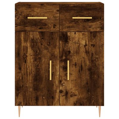 vidaXL Ντουλάπι Καπνιστή Δρυς 69,5x34x180 εκ. από Επεξεργασμένο Ξύλο