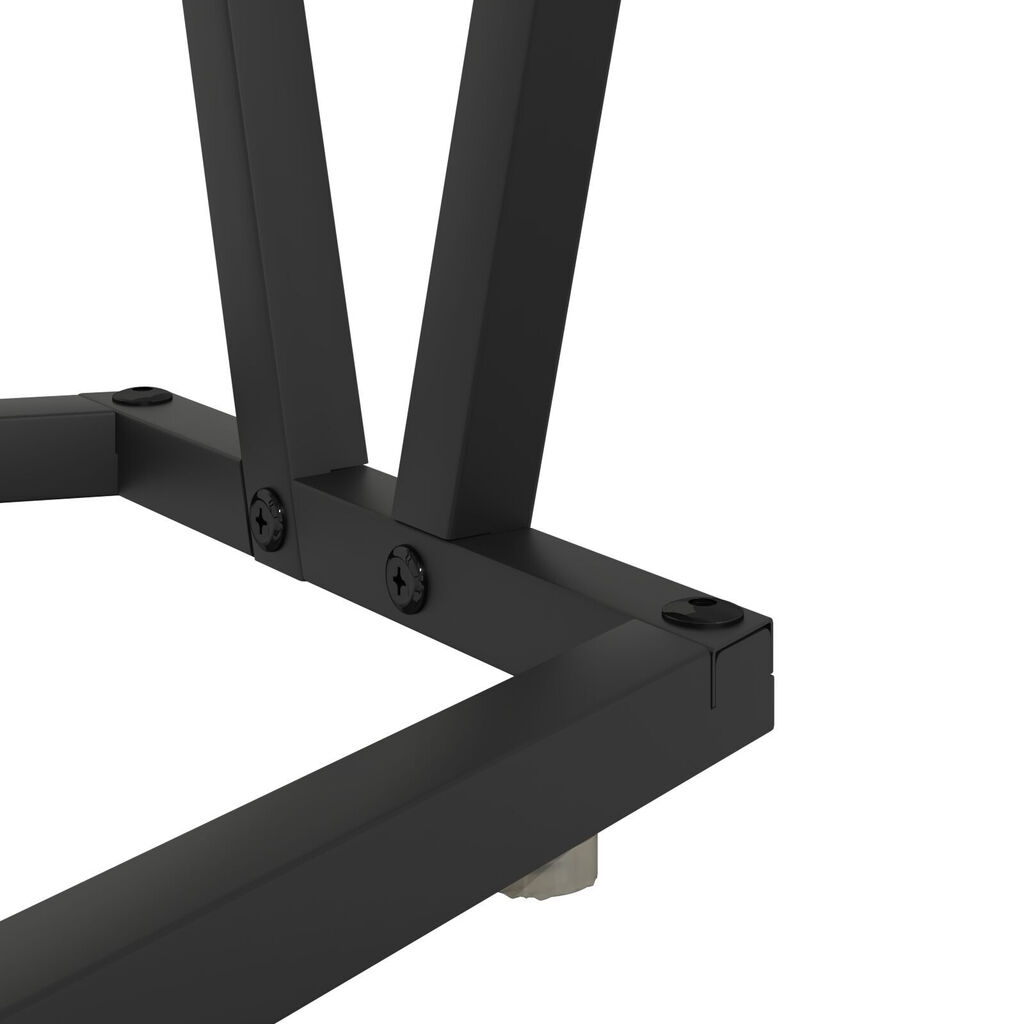 vidaXL Τραπεζάκι Καφέ από Παλιό Ξύλο 80x40x40,5 εκ. Φτιαγμένο από Πολυμερές Ξύλο και Μέταλλο