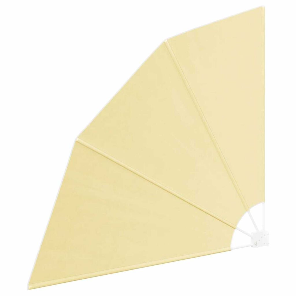 vidaXL Αδιάφανο σκίαστρο μπαλκονιού Άμμος 140 x 140 cm ύφασμα