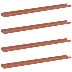 vidaXL &Rho;ά&phi;&iota; &Tau;&omicron;ί&chi;&omicron;&upsilon; 4 &tau;&mu;&chi;. &Kappa;ό&kappa;&kappa;&iota;&nu;&omicron; 100 x 9 x 3 cm &Epsilon;&pi;&epsilon;&xi;&epsilon;&rho;&gamma;&alpha;&sigma;&mu;έ&nu;&omicron; &Xi;ύ&lambda;&omicron;