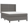 vidaXL &Kappa;&rho;&epsilon;&beta;ά&tau;&iota; Boxspring &mu;&epsilon; &Sigma;&tau;&rho;ώ&mu;&alpha; &Gamma;&kappa;&rho;&iota; 140x190&epsilon;&kappa;. &alpha;&pi;ό &Sigma;&upsilon;&nu;&theta;&epsilon;&tau;&iota;&kappa;ό &Delta;έ&rho;&mu;&alpha;