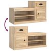 vidaXL Παπουτσοθήκη Sonoma Δρυς 100x42x60 εκ. από Επεξεργασμένο Ξύλο