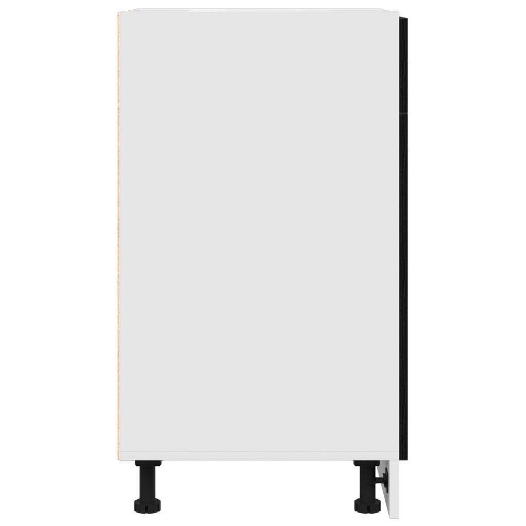vidaXL Κάτω Ντουλάπι Συρταριού - Μαύρη Δρύς, 40x46x81.5 εκ, Φτιαγμένο από Επεξεργασμένο Ξύλο