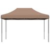 vidaXL Τέντα Εκδηλώσεων Πτυσσόμενη Pop-Up Καφέ 410x279x315 εκ.