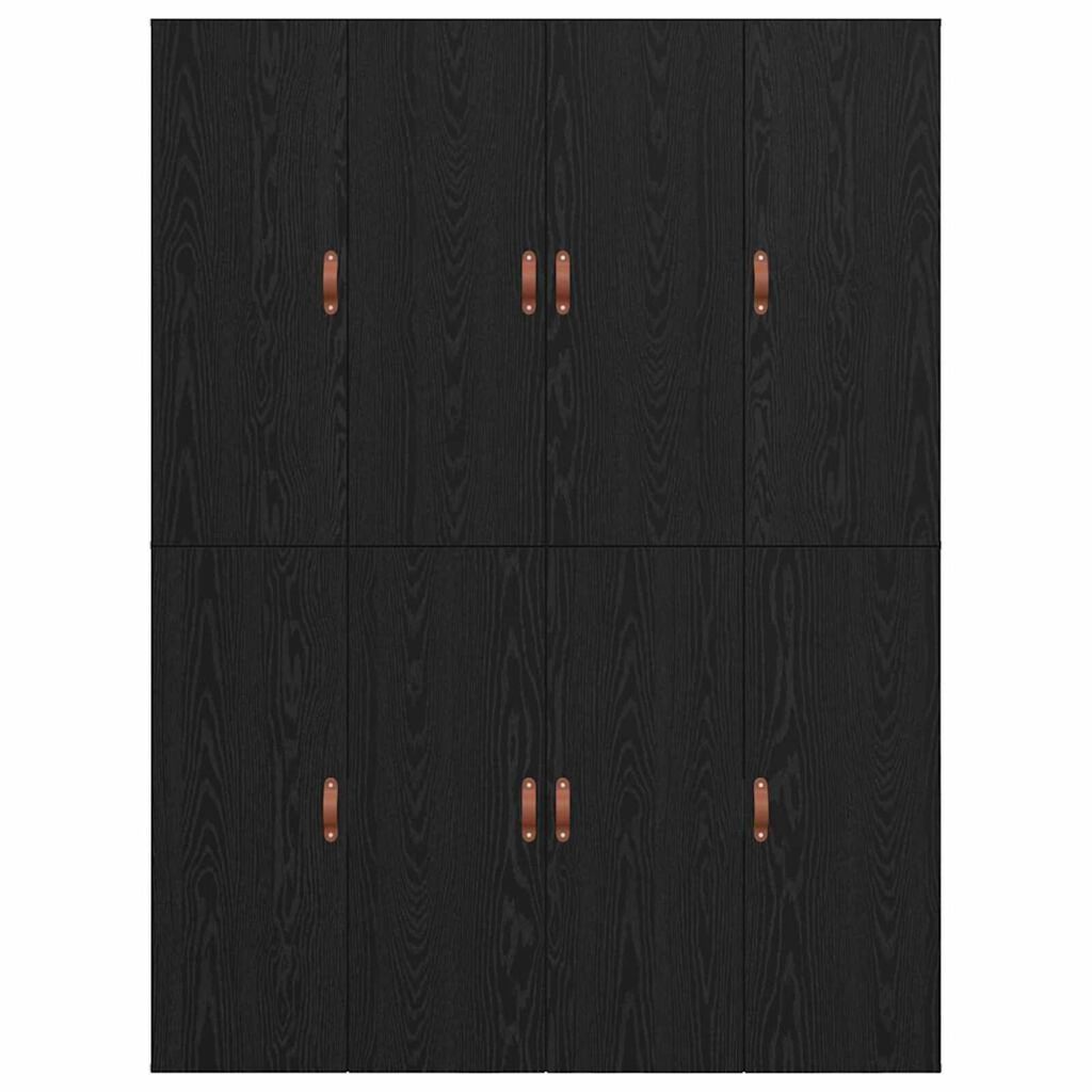vidaXL Σκελετός Κρεβατιού Μαύρη δρυς 190 x 135 x 31.5 εκ.