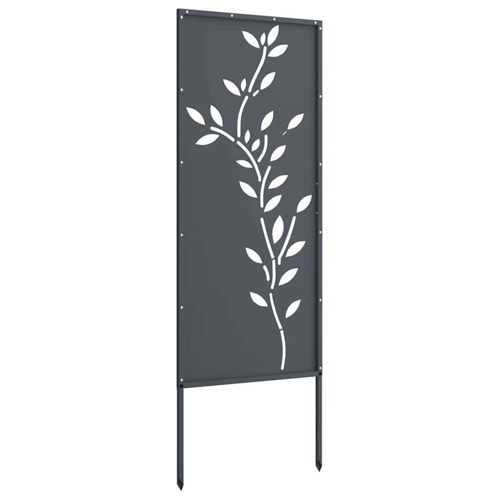 vidaXL Διακοσμητική Πλάκα Κήπου Ανθρακί 50 x 140 cm
