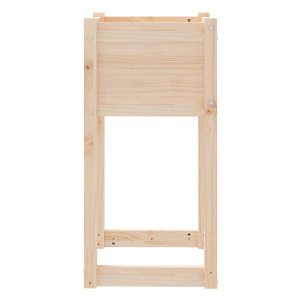 vidaXL Ζαρντινιέρα 40x40x81 εκ. από Μασίφ Ξύλο Πεύκου