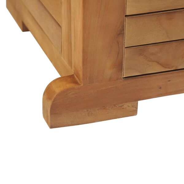 vidaXL Τραπέζι Μπαρ Πτυσσόμενο 155 x 53 x 105 εκ. από Μασίφ Ξύλο Teak