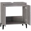 vidaXL Ντουλάπι Νιπτήρα Grey Sonoma 58 x 33 x 60 εκ. Επεξεργ. Ξύλο