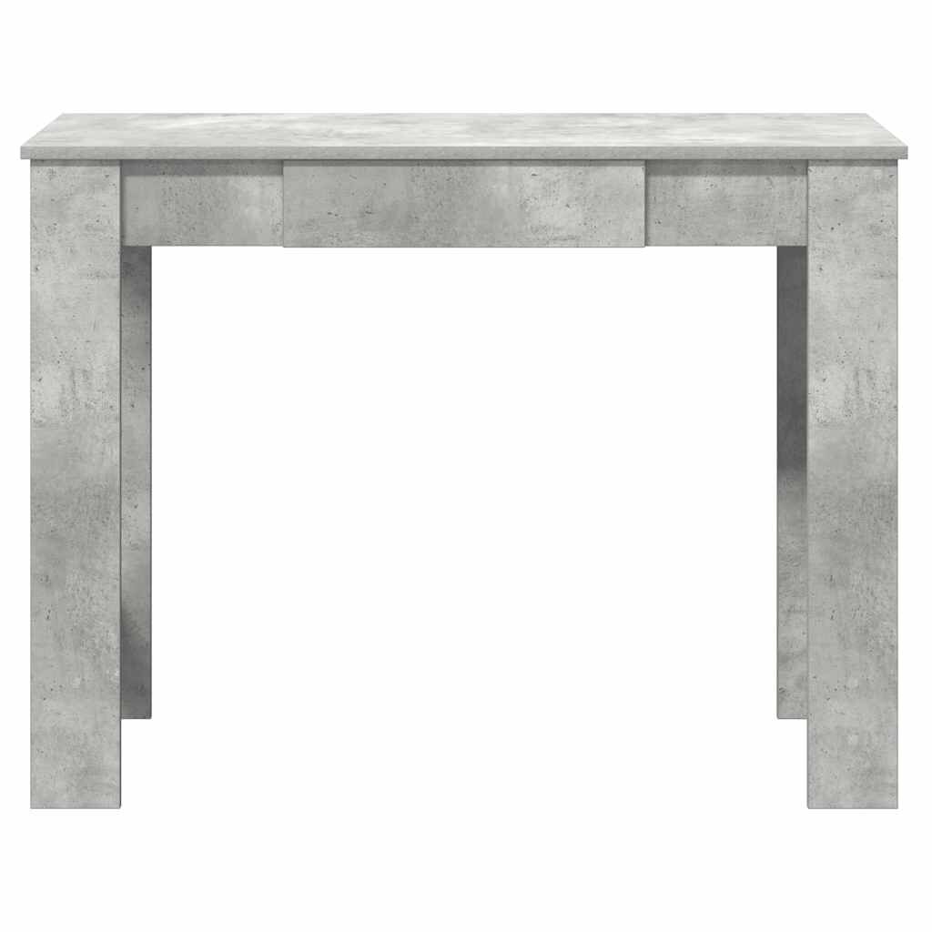 vidaXL Γραφείο Γκρι του Σκυροδέματος 100x45x75 εκ. από Μοριοσανίδα