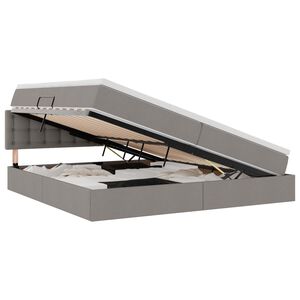 vidaXL &Kappa;&rho;&epsilon;&beta;ά&tau;&iota; &mu;&epsilon; &alpha;&pi;&omicron;&theta;&eta;&kappa;&epsilon;&upsilon;&tau;&iota;&kappa;ό &chi;ώ&rho;&omicron; &kappa;&alpha;&iota; LED Taupe 200 x 200 cm