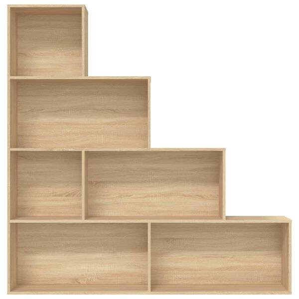 vidaXL Βιβλιοθήκη/Διαχωριστικό Sonoma Δρυς 155x24x160 εκ. Επεξ. Ξύλο