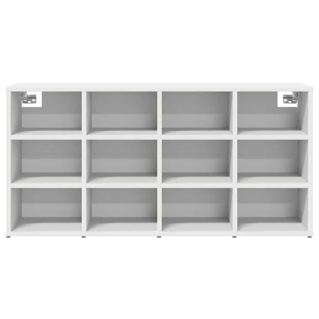 vidaXL Ντουλάπα Παπουτσιών Λευκό 103 x 30 x 51 εκ. Επεξεργασμένο ξύλο