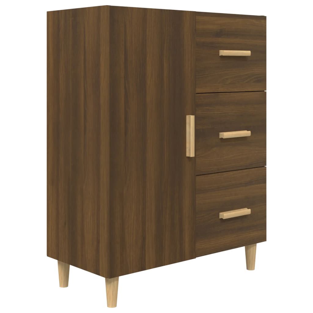 vidaXL Ντουλάπι Καφέ Δρυς 69,5 x 34 x 90 εκ. Επεξεργασμένο Ξύλο