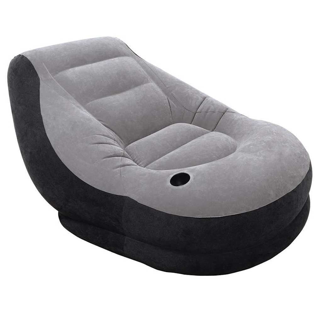 Intex Καρέκλα Φουσκωτή Ultra Lounge Relax με Πουφ 68564NP