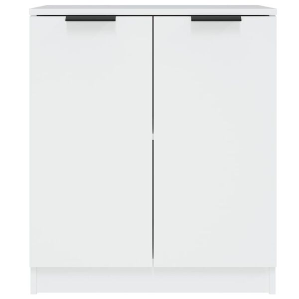 vidaXL Ντουλάπια 2 τεμ. άσπρο 60x30x70 εκ. Επεξεργασμένο Ξύλο