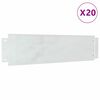 vidaXL &Pi;&epsilon;&rho;&iota;&gamma;&rho;ά&mu;&mu;&alpha;&tau;&alpha; &gamma;&kappa;&alpha;&zeta;ό&nu; 20 pcs &Alpha;&sigma;&eta;&mu;ί 100 x 25 x 0,07 &epsilon;&kappa;.
