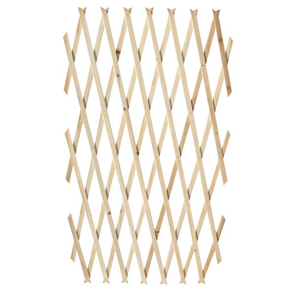 vidaXL Καφασωτό Φράχτης 5 τεμ. 180 x 90 εκ. από Μασίφ Ξύλο