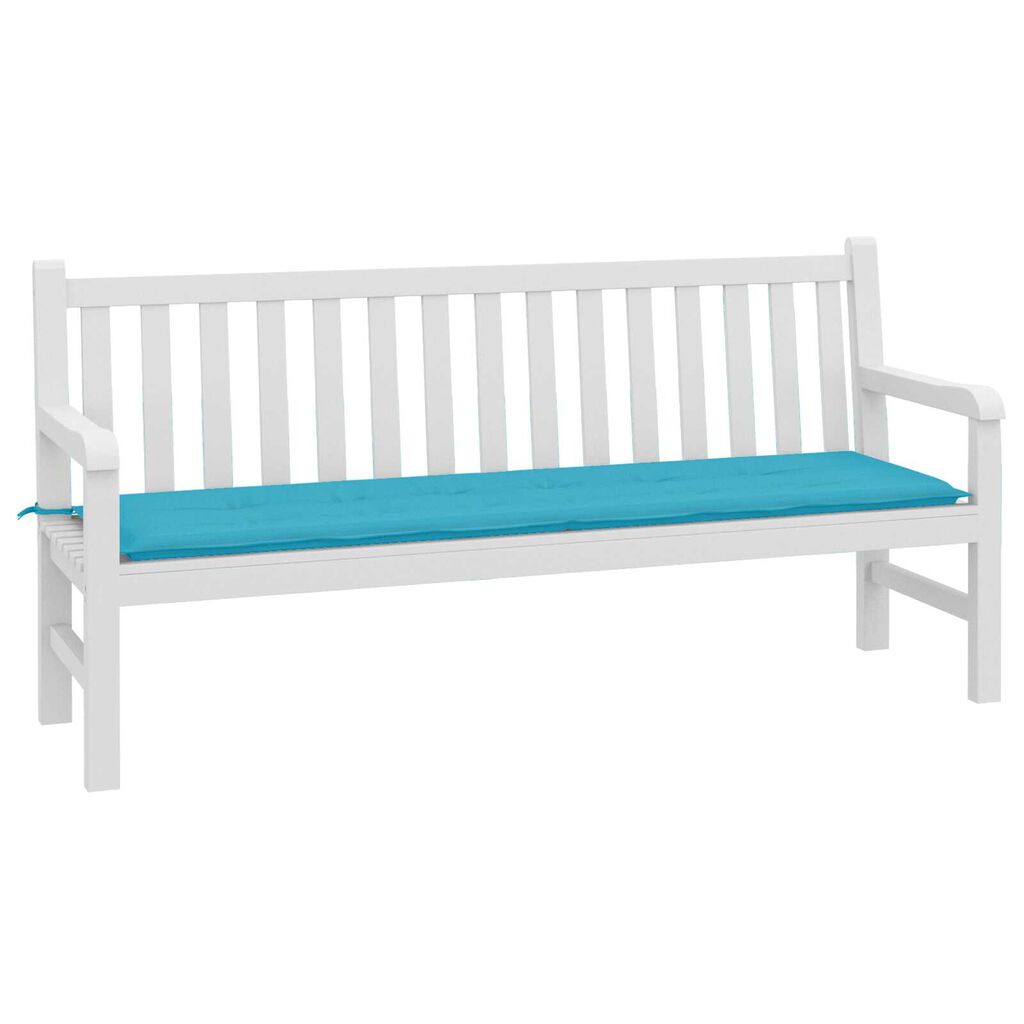 vidaXL Μαξιλάρι Παγκάκι Κήπου Τιρκουάζ 180 x 50 x 4 cm Ύφασμα Oxford