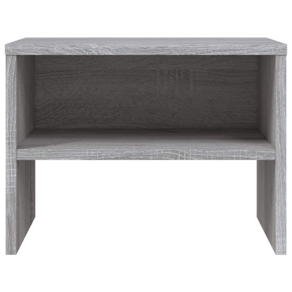 vidaXL Κομοδίνο Γκρι Sonoma 40x30x30 εκ. από Επεξεργασμένο Ξύλο