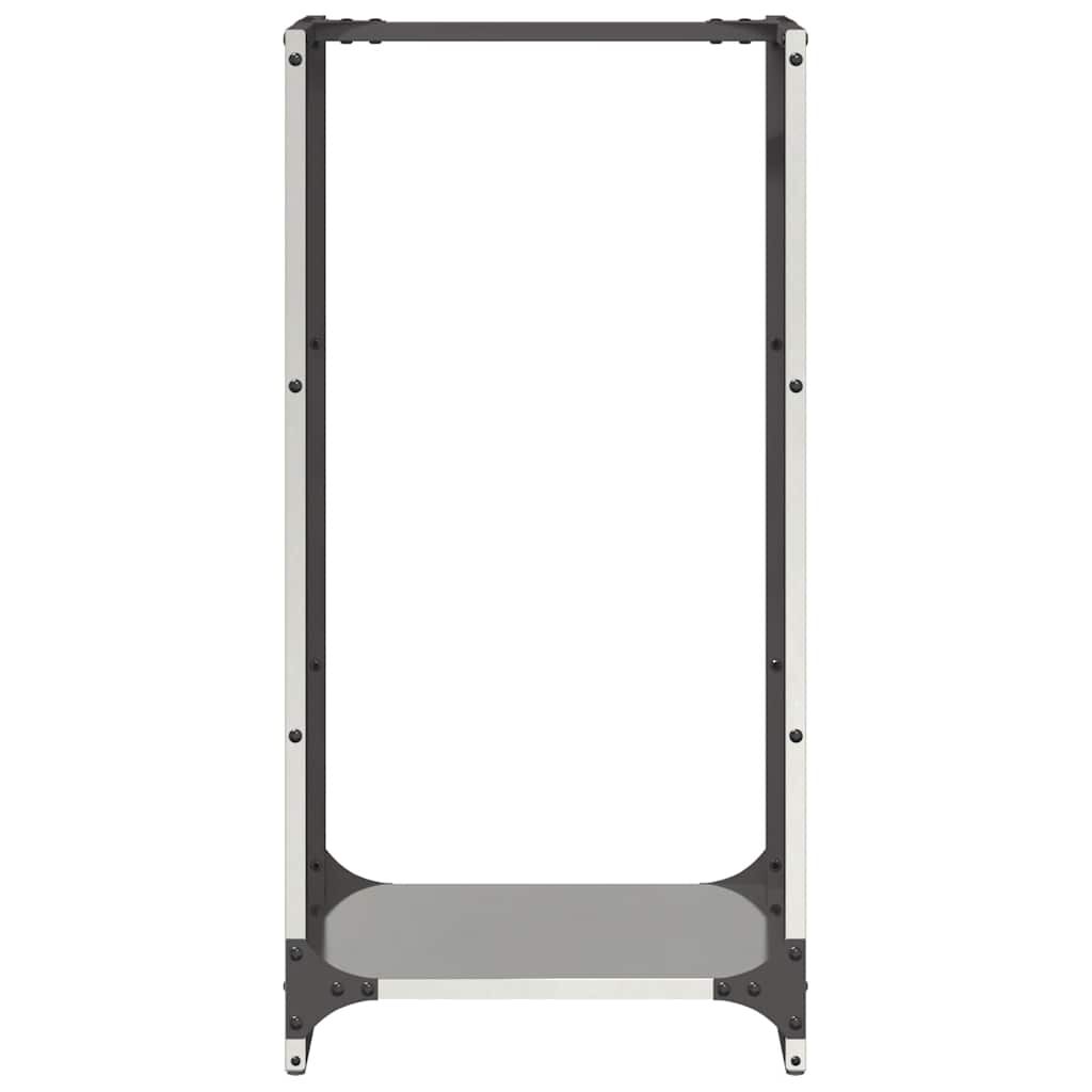 vidaXL Ραφιέρα Καυσόξυλων 40x30x80 εκ. από Ανοξείδωτο ατσάλι