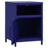vidaXL Κομοδίνα 2 τεμ. Ναυτικό Μπλε 35 x 35 x 51 εκ. Ατσάλινα