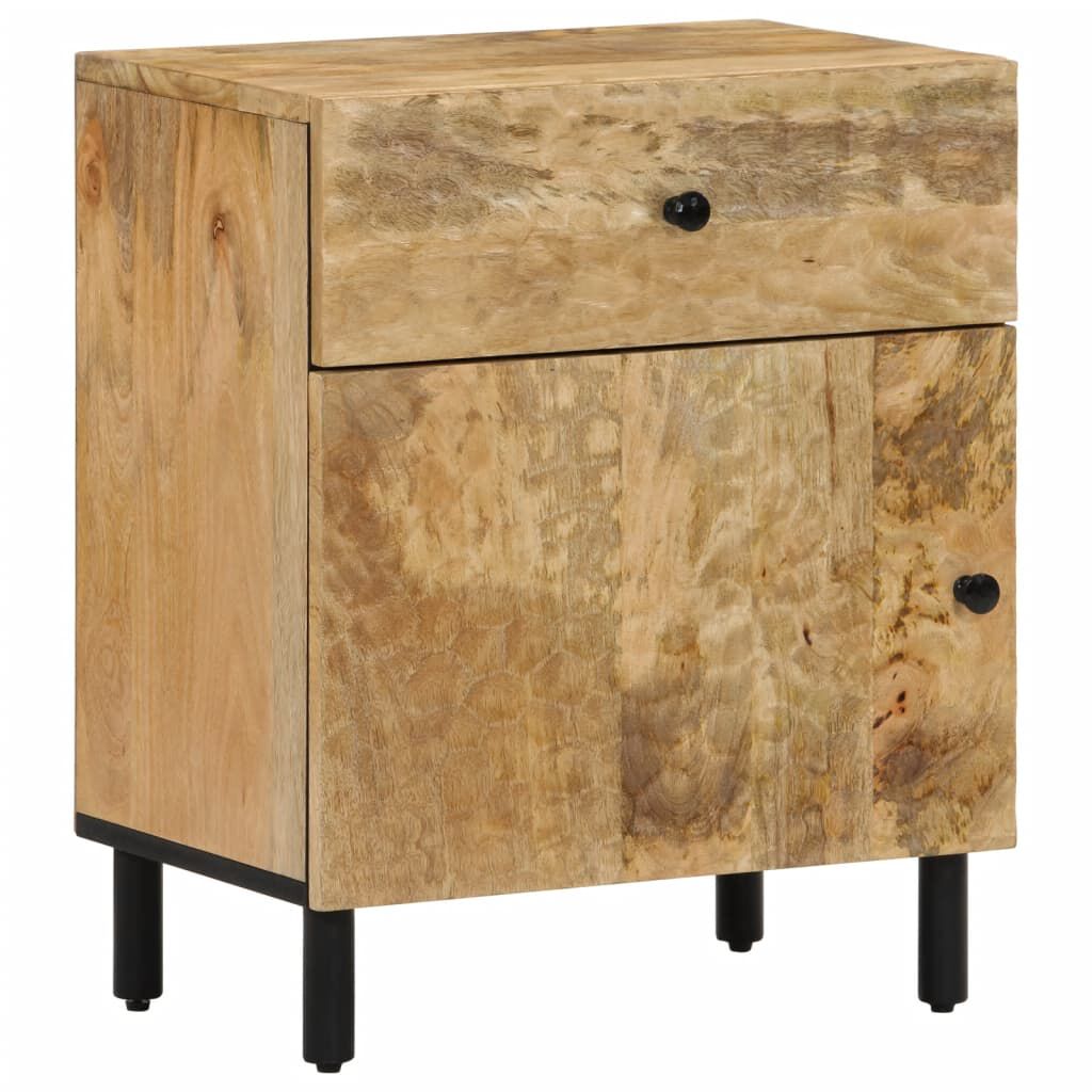 vidaXL Κομοδίνο 50 x 33 x 60 εκ. από Μασίφ Ξύλο Μάνγκο