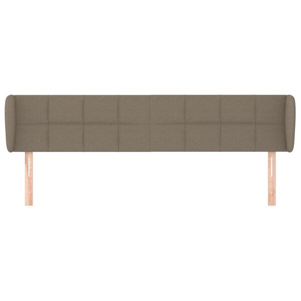 vidaXL &Kappa;&epsilon;&phi;&alpha;&lambda;ά&rho;&iota; &mu;&epsilon; &Pi;&tau;&epsilon;&rho;ύ&gamma;&iota;&alpha; Taupe 183x23x78/88 &epsilon;&kappa;. &Upsilon;&phi;&alpha;&sigma;&mu;ά&tau;&iota;&nu;&omicron;