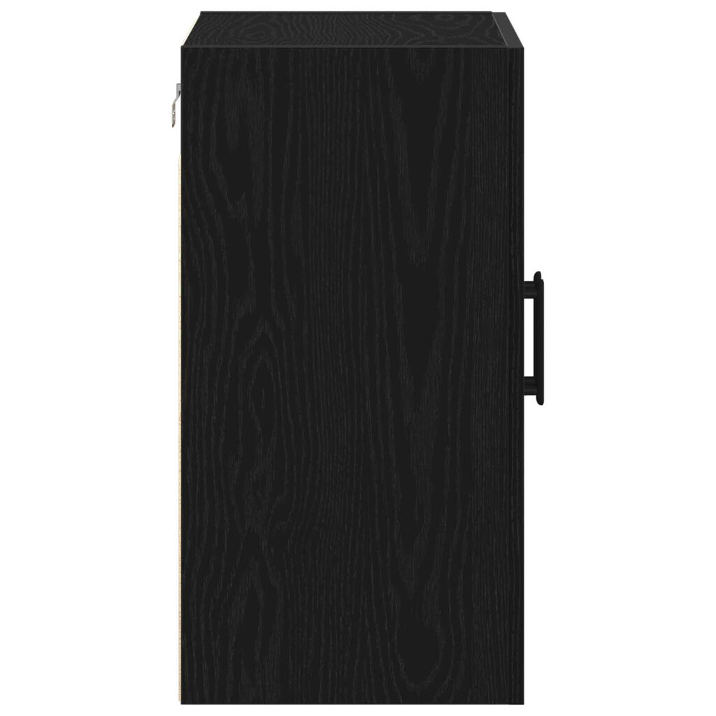 vidaXL Ντουλάπι Τοίχου Μαύρη Δρυς 60x31x60 εκ Επεξεργασμένο Ξύλο