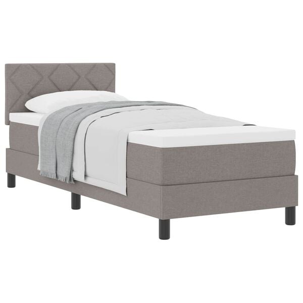 vidaXL &Kappa;&rho;&epsilon;&beta;ά&tau;&iota; &mu;&epsilon; &epsilon;&lambda;&alpha;&tau;ή&rho;&iota;&alpha; &mu;&epsilon; &sigma;&tau;&rho;ώ&mu;&alpha; Taupe 80 x 200 cm ύ&phi;&alpha;&sigma;&mu;&alpha;