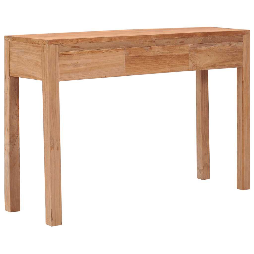 vidaXL Τραπέζι Κονσόλα 110 x 35 x 75 εκ. από Μασίφ Ξύλο Teak