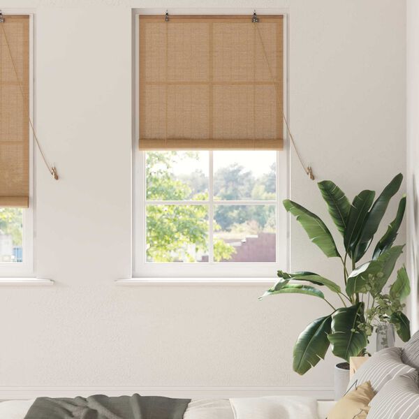vidaXL Ρολά και Σκίες Παραθύρων Ανοιχτό καφέ 80 x 220 cm Μπαμπού
