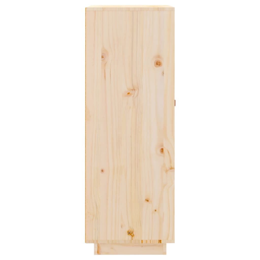 vidaXL Κάβα Κρασιών 45 x 34 x 100 εκ. από Μασίφ Ξύλο Πεύκου