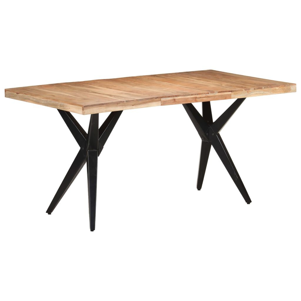 vidaXL Τραπεζαρία 160 x 80 x 76 εκ. από Μασίφ Ξύλο Ακακίας