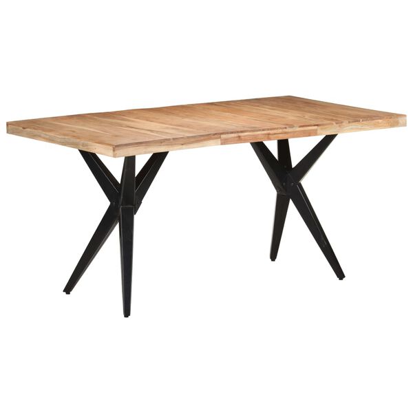 vidaXL Τραπεζαρία 160 x 80 x 76 εκ. από Μασίφ Ξύλο Ακακίας