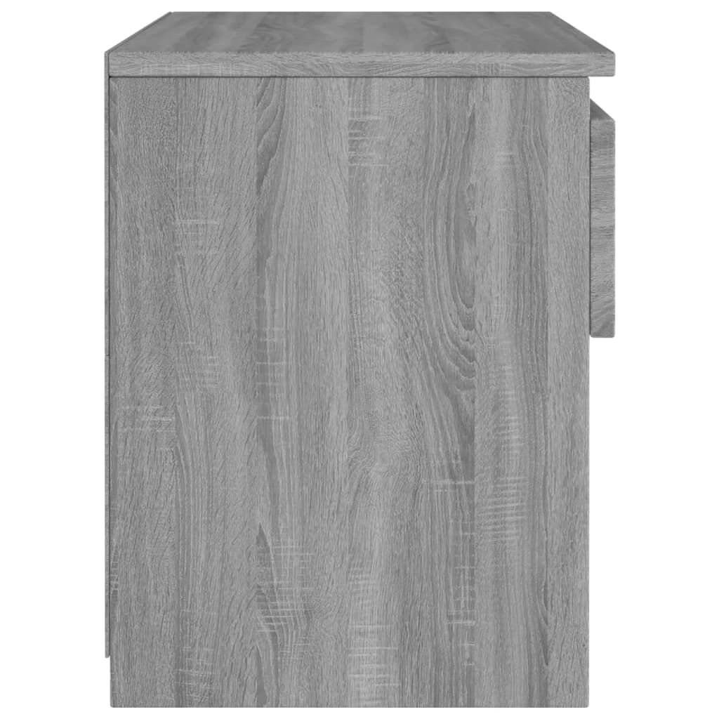 vidaXL Κομοδίνα 2 τεμ. Γκρι Sonoma 40x30x39 εκ. από Επεξεργασμένο Ξύλο