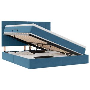 vidaXL &Kappa;&rho;&epsilon;&beta;ά&tau;&iota; &mu;&epsilon; &alpha;&pi;&omicron;&theta;&eta;&kappa;&epsilon;&upsilon;&tau;&iota;&kappa;ό &chi;ώ&rho;&omicron; &kappa;&alpha;&iota; LED &Sigma;&kappa;&omicron;ύ&rho;&omicron; &Mu;&pi;&lambda;&epsilon; 180 x 200 cm