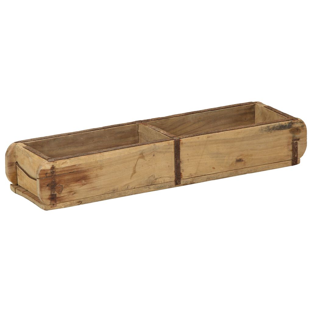 vidaXL Δίσκοι 4 τεμ 60,5x15x9 cm Στραβωμένο Ξύλο