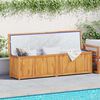 vidaXL Μπαούλο Κήπου 200 x 50 x 55 εκ. από Μασίφ Ξύλο Teak