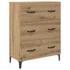 vidaXL Highboard Artisan Oak 69,5 x 34 x 180 &epsilon;&kappa;. &Epsilon;&pi;&epsilon;&xi;&epsilon;&rho;&gamma;&alpha;&sigma;&mu;έ&nu;&omicron; &xi;ύ&lambda;&omicron;