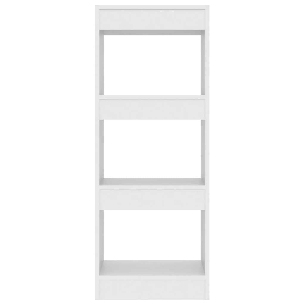 vidaXL Βιβλιοθήκη/Διαχωρ. Χώρου Λευκό 40x30x103 εκ. Επεξεργ. Ξύλο