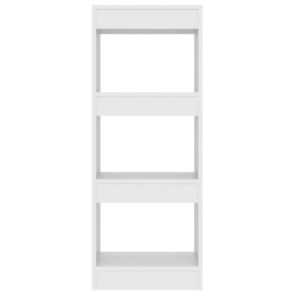 vidaXL Βιβλιοθήκη/Διαχωρ. Χώρου Λευκό 40x30x103 εκ. Επεξεργ. Ξύλο