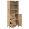vidaXL Highboard Artisan Oak 69,5 x 34 x 180 &epsilon;&kappa;. &Epsilon;&pi;&epsilon;&xi;&epsilon;&rho;&gamma;&alpha;&sigma;&mu;έ&nu;&omicron; &xi;ύ&lambda;&omicron;