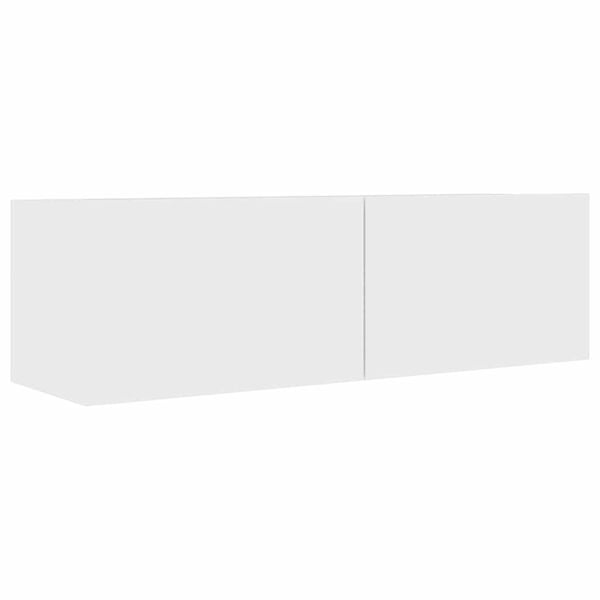 vidaXL Έπιπλο Τηλεόρασης Λευκό 100 x 30 x 30 εκ. από Επεξ. Ξύλο