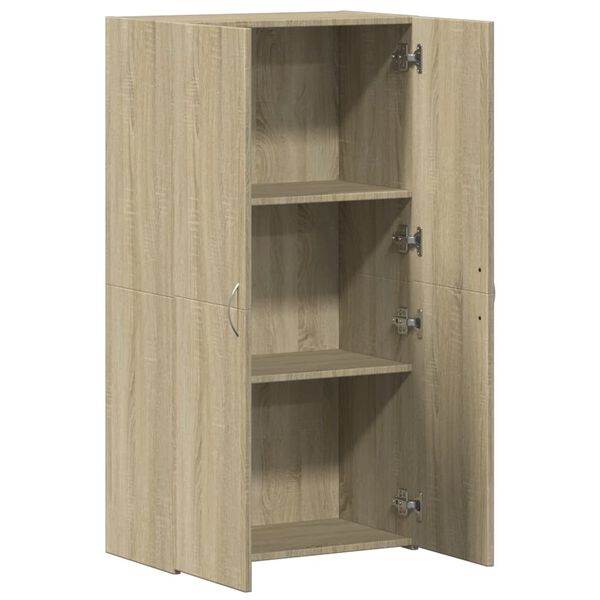 vidaXL Αρχειοθήκη Sonoma Δρυς 60x32x115 εκ. από Επεξεργασμένο Ξύλο