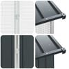 vidaXL Κλουβί Πουλιών Ανθρακί 430 x 310 x 247 εκ Γαλβανισμένος χάλυβας
