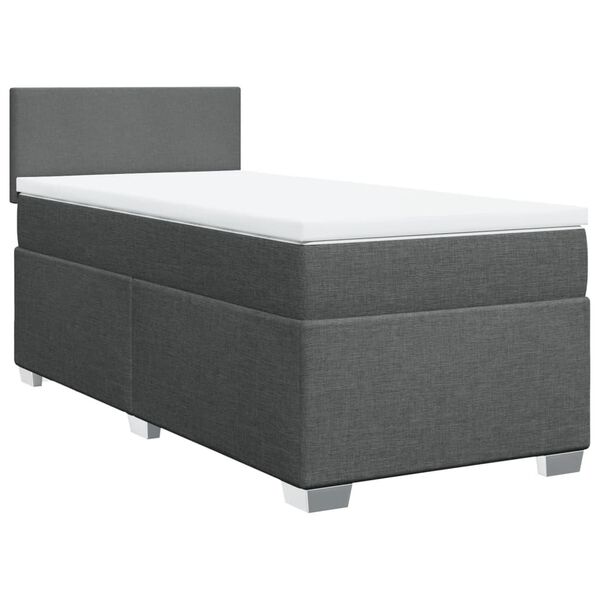 vidaXL &Kappa;&rho;&epsilon;&beta;ά&tau;&iota; Boxspring &mu;&epsilon; &Sigma;&tau;&rho;ώ&mu;&alpha; &Sigma;&kappa;&omicron;ύ&rho;&omicron; &Gamma;&kappa;&rho;&iota; 100x200 &epsilon;&kappa;. &Upsilon;&phi;&alpha;&sigma;&mu;ά&tau;&iota;&nu;&omicron;
