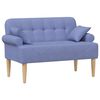 vidaXL Love seat &mu;&epsilon; &kappa;&omicron;&upsilon;&mu;&pi;&iota;ά &Mu;&pi;&lambda;&epsilon; &tau;&zeta;&eta;&nu; 120 x 65 x 79 &epsilon;&kappa; Ύ&phi;&alpha;&sigma;&mu;&alpha;